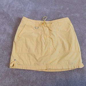 Jones New York Sport Yellow 100% Cotton Skort Size 8
